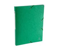 Boite de classement Exabox Dos 25mm Carte lustrée Scotten - A4 - Vert