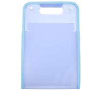 Boîte de Classement Extensible Portable 13 Couches ABS Bleue | Organisation de Documents, Grosse Capacité pour Feuilles A4 et Plus Petites, Étanche, Étude et Affaires
