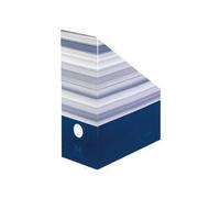 Boîte de classement - HERLITZ - Montana - Carton ondulé - Format A4 - Bleu