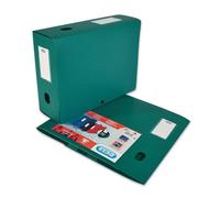 Boite de classement - Memphis - Polypropylène - 240 x 320mm - Dos 100mm - Plastique durable - Vert