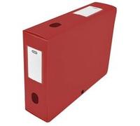 Elba 400094587 Boîte de classement à monter dos 80 mm polypropylène opaque 24 x 32 cm Rouge