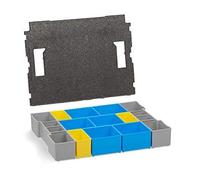 Boîte de Cloisonnement Inserts Système de Classement avec Tampons de Couverture pour Bosch Sortimo L-BOXX 102 | aussi Adapté pour le Nouveau L-BOXX G4 - Modèle 102, BC3