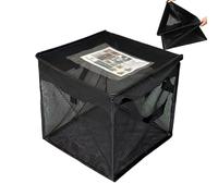 Boîte De Collecte des Ordures Pliante, Poubelle De Collecte À Ordures 125L, Fonctionnalité De Service Lourd Et Résistant Aux Intempéries pour La Maison, La Cour, Le Patio Ou Les Événements.