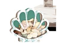 Boîte de collection de moules, boîte de rangement décorative pour collections de moules, supports décoratifs en bois clair Accès confortable: Protection Inzum et présentation pour la salle de bain du