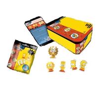 Boite de collection - DRACCO - Les Simpsons - Figurine dorée - 2 têtes à collectionner - 2 tatouages