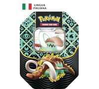 Boîte de Collection (Grandizanne-ex) de l'expansion Scarlatto et Violetto - Destiny de Paldea Del GCC Pokémon (1 Carte holographique et 4 enveloppes d'expansion), édition en Italien