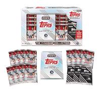 Boîte de collection Topps Baseball Series 1 2026 - 1 carte de base surdimensionnée par boîte + 3 packs exclusifs de 5 cartes de collection phare