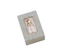 Enesco - Boite de collection Willow Tree - Mère et Fille - Hauteur: 5.5 cm - Largeur: 9.4 cm - Profondeur: 13.6 cm GRIS