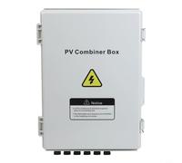 Boîte de combinaison PV 6 cordes 550 V CC avec disjoncteur pour panneau solaire, boîtier étanche IP65, interrupteur CC intégré, protection contre les surtensions et les surcharges, surveillance en