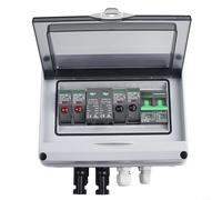 Boîte de combinaison PV étanche IP65 2 en 1 avec protection contre les surtensions et les surcharges pour panneaux solaires 550 V CC