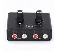 Boîte de Commande de Volume 3.5 mm, Atténuateur Audio sans Perte avec Équilibre Canal L/R pour Amplificateur, CD, Mélangeur