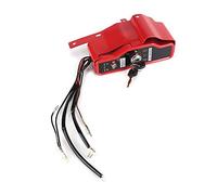 Boîte de commutateur d'allumage à clé, interrupteur d'allumage électrique et panneau de 2 clés pour Honda GX340 GX390 11HP 13HP Accessoires de tondeuse à gazon moteur Interrupteur d'allumage électriqu