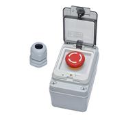 Boîte de commutateurs d ' arrêt d ' urgence, changement résistant à l ' érosion pour le contrôle du moteur de, protection IP67, bouton de crise étanche 660V 10A