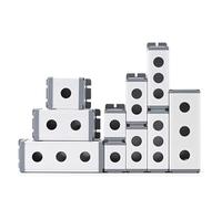 Boîte de commutation à bouton-poussoir étanche en aluminium, 16mm, 19mm, 22mm, for boutons métalliques, équipement de contrôle industriel, 1 2 3 4 5 6 trous(Silver,16mm)