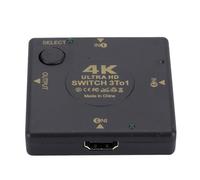 Boîte de commutation PC - Sélecteur Moniteur 3 Entrées 1 sortie, Sélecteur de commutateur d'ordinateur, Hub De Partage USB Pour Contrôle PC Commutateur Mülti-switch Haute Définition, Boîte de