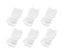 Boîte De Complengendralimentaires Pour Bébés En Plastique,Multifonction,Congélation,100ml,Stockage Des Aliments,Boîte À Confiture,Bac À Légumes Pour Les Familles,Ensemble De 6 Pièces #A