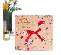 Boîte de compte à rebours à remplir - Décoration saisonnière de 24 jours, boîtes vides en papier - Pour hommes, femmes, étudiants, petits jouets, bonbons, chocolat, fondant, bijoux