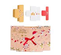 Boîte de compte à rebours de Noël - Décoration élégante de 24 jours, compte à rebours jusqu'à Noël | Pour hommes, femmes, étudiants, petits jouets, bonbons, chocolat, nougat