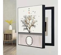 Boîte De Compteur Électrique Mural Peinture Décorative Cacher Le Comptoir Couvercletableau Électrique Cacher Peintures Boîte De Distribution Décoration Couvrir Peut Couvrir Des Trous B,60x80cm
