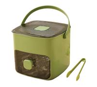 Boîte de congélation pour congélateur, bac à glaçons avec couvercle et,Panier à glace congélateur double couche grande capacité - Équipement de cuisine de camp de nourriture, ustensiles de cuisine