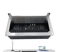 Boîte de connectivité pour brosse de, prise intégrée | Prises de courant pour | Port de chargement USB HDMI, Interface type-c, gain de place, prise encastrée pour la cuisine