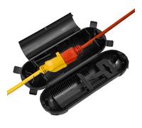 Boîte de Connexion Électrique Extérieure Étanche, Boîtier de Raccordement Électrique, Boîtier de Protection pour Prolongateur Jardin, Rallonge, Prise, Décorations de Vacances, Lumières de Noël