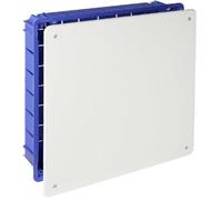 Boîte de Connexion Encastrée Coffret Electrique Boitier Encastrement dans une Cloison Creuse BLUE 260x260mm Griffe Métallique SOLERA 5324