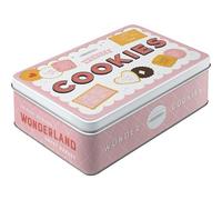 Boîte de conservation à biscuits pâtisseries métal 23 cm boîte de stockage...