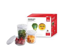 Boîte de Conservation Alimentaire - SOLIS - 3 Pièces - 100% sans BPA - Compatible Micro-ondes - Transparent