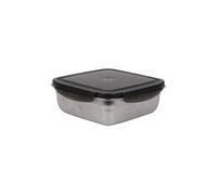Cook Concept - Boite de conservation carrée inox couvercle plastique Green attitude Noir