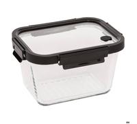 - Boîte de Conservation en Verre "Clipeat Plus" 1,8L Noir