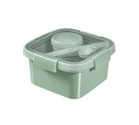 Boîte de Conservation - Curver - 249947 - Lunch Box Carrée - 1,1L - Écologique - Couverts Recyclés
