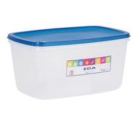 Boîte de conservation - EDA - 5.5L - Rectangulaire - Turquoise - Hermétique