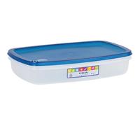 Boîte de conservation Naturel plate 2L rectangle - turquoise