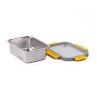 Boîte de conservation en inox rectangulaire 1780 ml compatible micro-ondes Pika