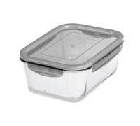 Boîte de conservation en verre - Rectangulaire 0,25-2,7L - Borosilicate - Couvercle à clips - Micro-ondes/congélateur
