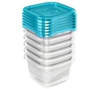 keeeper Boîtes de conservation congélation fredo fresh – Lot de 3 1 l – Bleu