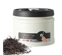 Boîte de conservation hermétique pour café - Pot sous vide en acier inoxydable de 1,2 litre, récipient monobloc scellé sous pression | Grains de café noix thé sucre cuisine garde-manger organisateur