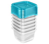 Keeeper Boîte de conservation Polypropylène Bleu 6 x 90 ml