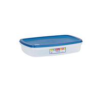 Boîte de conservation Naturel plate 2L rectangle - turquoise