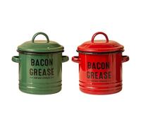 Boîte de conservation pour graisse - Porte-huile, spatule intégrée - Pour cuisiner, préparer des aliments, rôtir, rôtir, rôtir, rôtir, la cuisine, huile propre, réutilisation, pratique