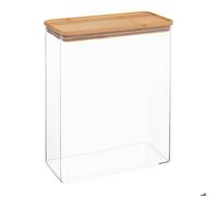 Boîte de conservation rectangulaire couvercle bambou ""Eske"" 4,3L - 5 five simply smart