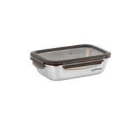 Boîte de conservation rectangulaire en inox 1100 ml compatible micro-ondes Cuitisan
