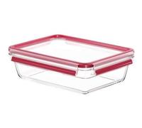 Boite de conservation rectangulaire - TEFAL - Verre - Masterseal fresh - 2 L - Couvercle en plastique et joint silicone