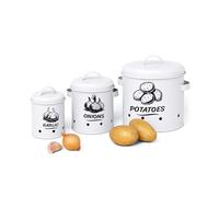 Relaxdays Boîtes à pommes de terre, lot de 3