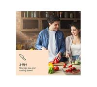 Boîte de conservation - - Set de 2 - 1,6 litre - résistant à la chaleur