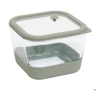 Boîte de conservation Siliglass carré 2L gris - 5five
