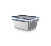 Tefal Boîte de conservation 2 L, Acier inoxydable 304 léger et hygiénique, Robuste, Etanche, Compatible congélateur, lave-vaisselle et four, Couvercle à clipser, Masterseal Inox N1150610