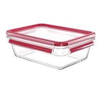 Boite de conservation - TEFAL - Rectangulaire - Masterseal fresh - En verre - 1.3L Rouge