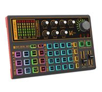 Boîte de conversation USB sans fil avec écran LED, machine à effets sonores pour le streaming en direct sur PC et mobile, touches rétroéclairées multicolores, boutons réglables, contrôle audio clair